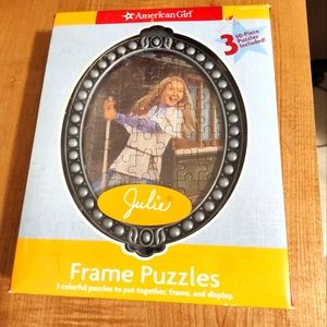 American Girl Julie framed puzzles